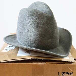 Gently Worn Esenshel YOKO ROUND BRIM FEDORA HAT - L/XL
